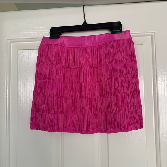 Juicy Couture Girls Fringe mini Skirt 8/10 - Picture 4 of 5